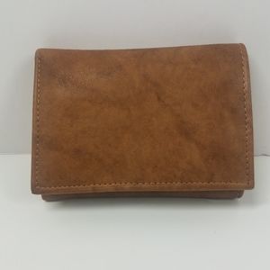 Genuine Leather Tan Brown Wallet